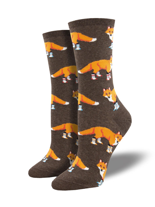 Women's Fox Novelty Cotton Socks | Socksmith